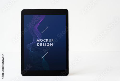Obraz na płótnie Wireless tablet screen mockup template