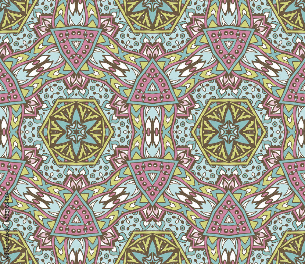 Tribal vintage abstract geometric ethnic seamless pattern ornamental
