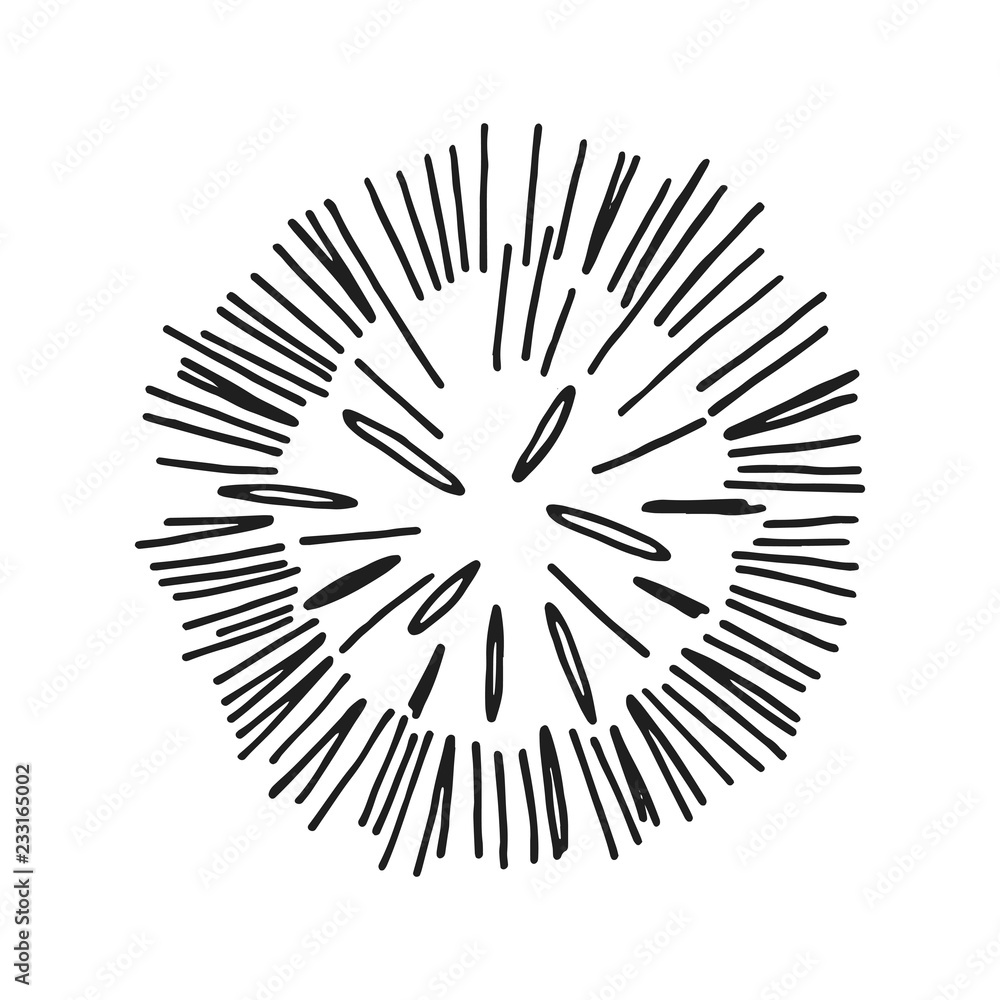 Obraz premium firework festive icon vector sketch. isolated object