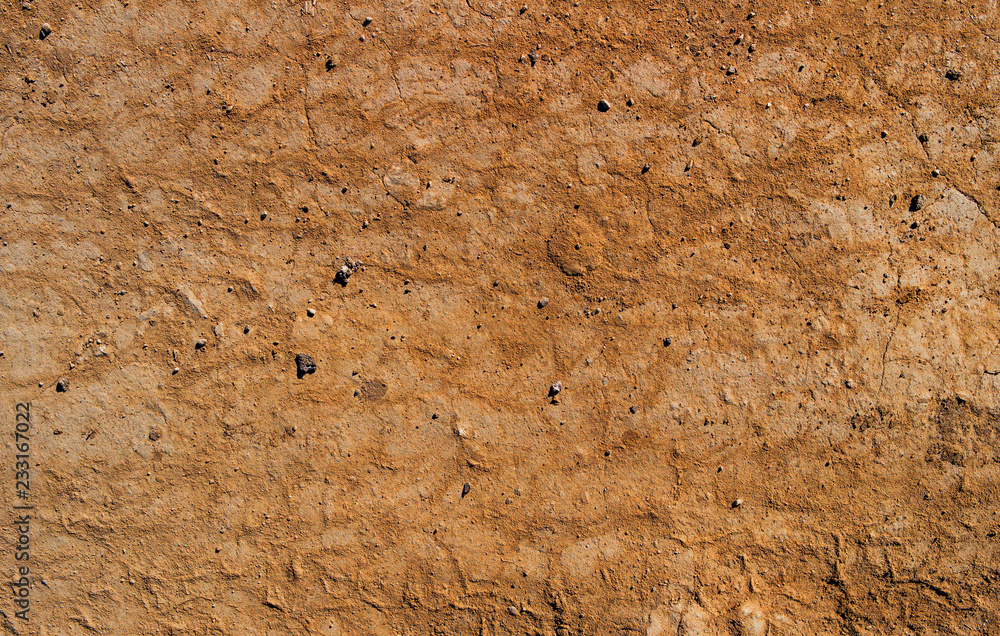 Dry soil texture and background. Brown soil background. Abstract ground ...