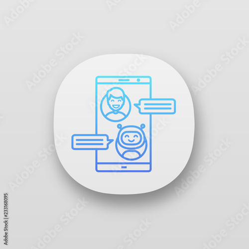 Support chatbot app icon