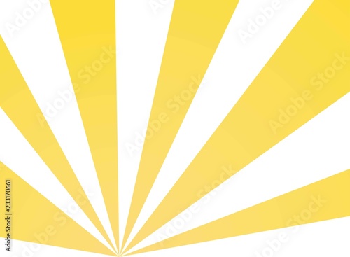 Wallpaper Mural Sunlight asymmetric background. Orange and white color burst background. Torontodigital.ca