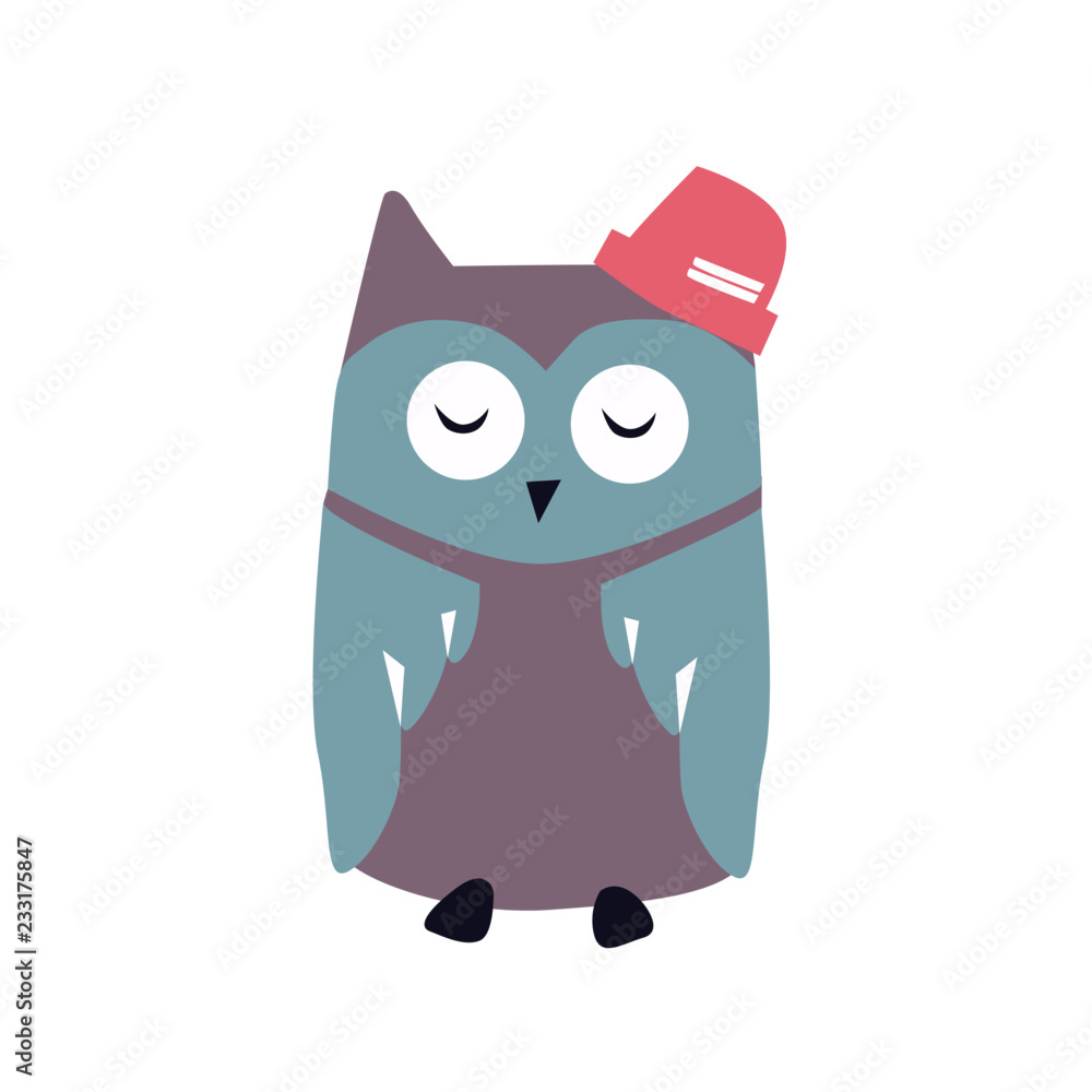 funny owl in vector funny owl in vector