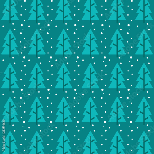 Christmas Tree Gradient Background. Season Pattern. Eps10 Vector.