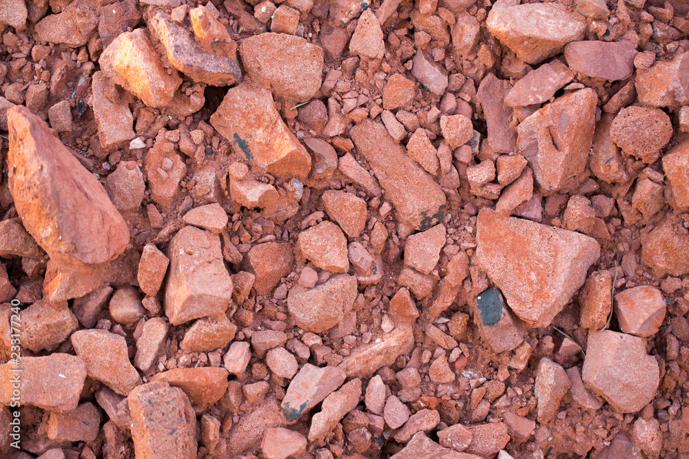 Rouge rock for road reclamation work.Laterite Pattern. lateritic soil ...