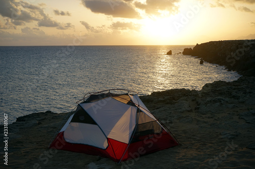 Tent on the coast © Valery Shanin