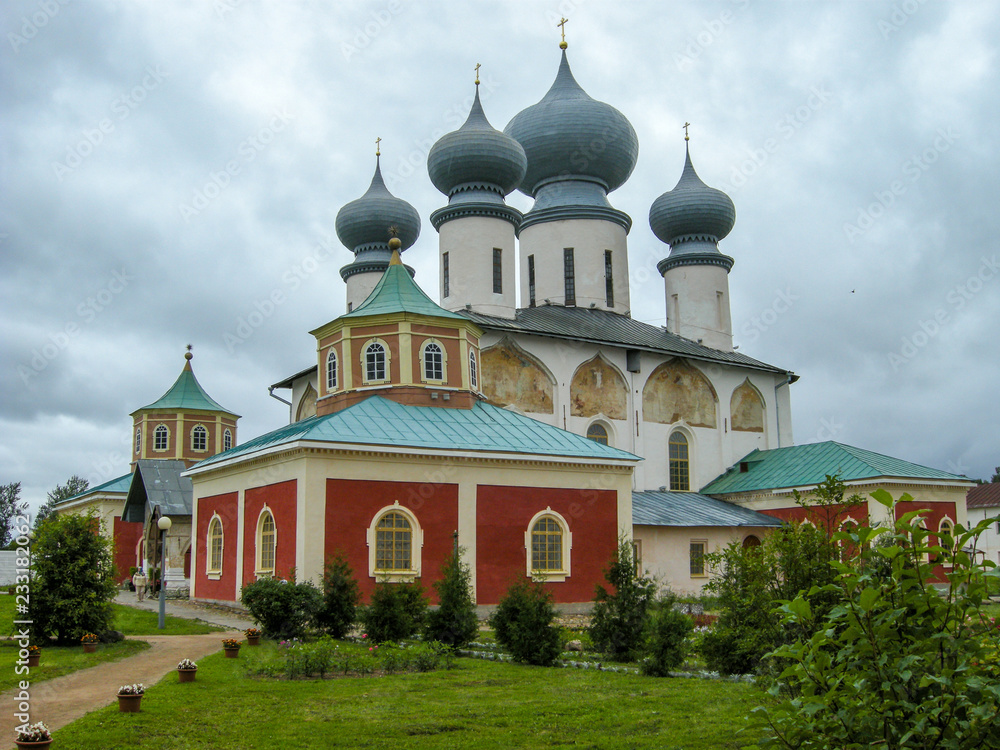 Leningrad region. The Town Of Tikhvin. Assumption Cathedral where the icon of the Kazan mother of God is kept
