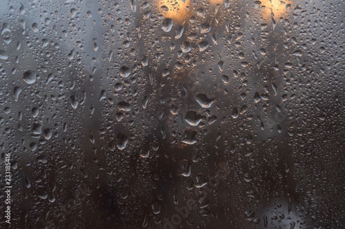 rain drops on window