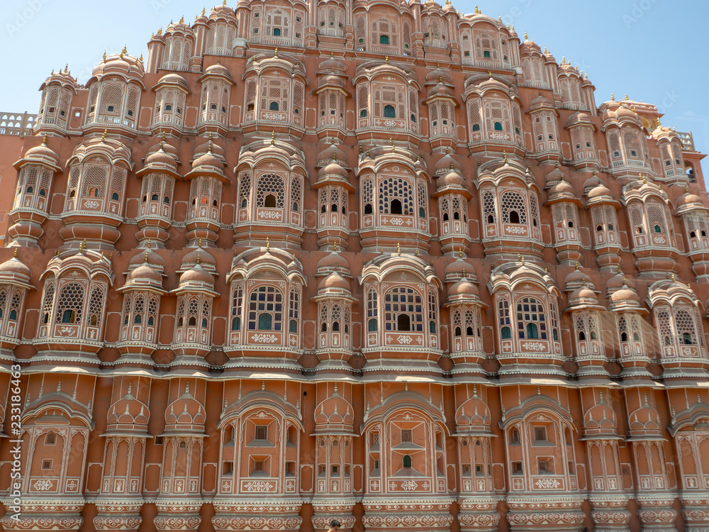 The Hawa Mahal Palace in Jaipur,