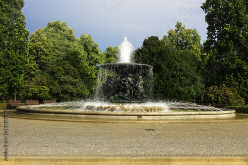 The fountain 'Stille Wasser und Stürmische Wogen' in Dresden, Germany