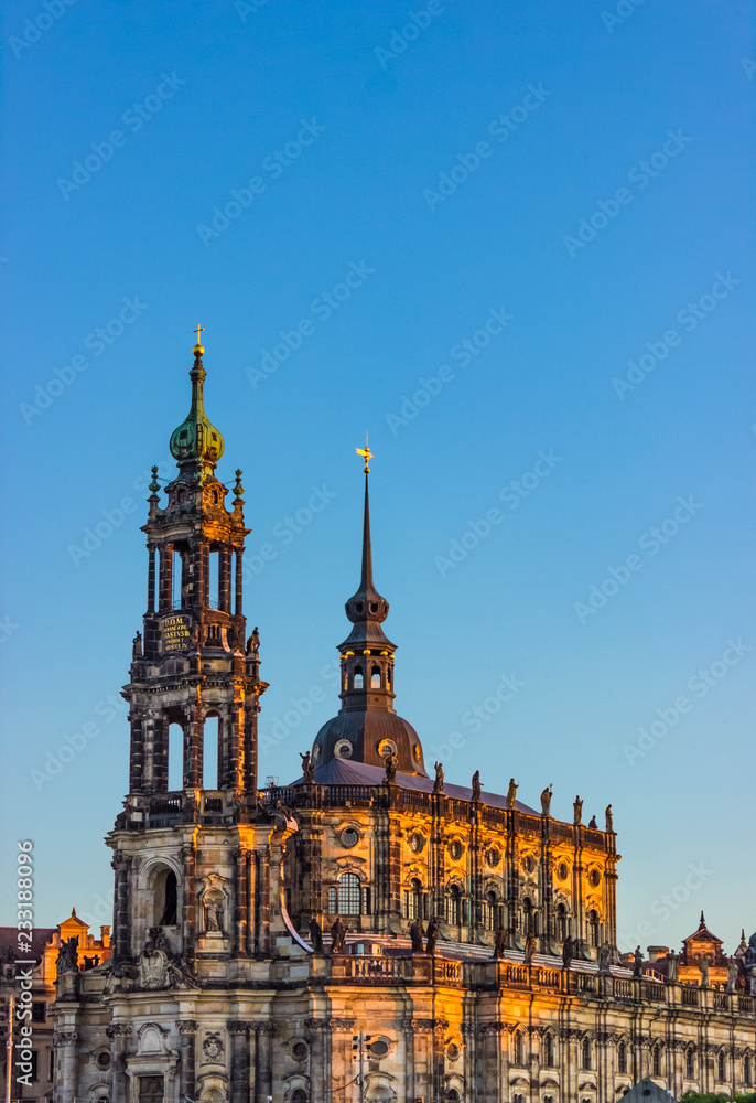 Fototapeta premium The Cathedral of the Holy Trinity, Dresden, Germany