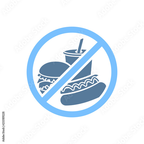 Junk Food Avoid Icon