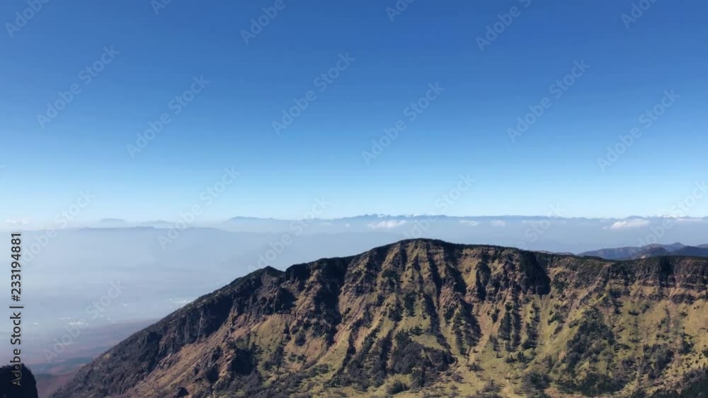 前掛山山頂から眺める北アルプス 前掛山山頂から眺める北アルプス