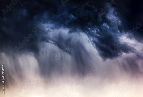 Canvas Print Severe Rain Background