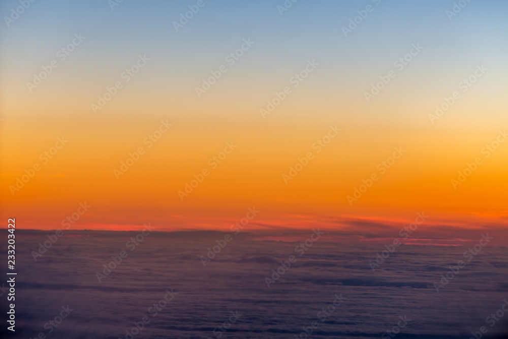 Sunrise with clouds