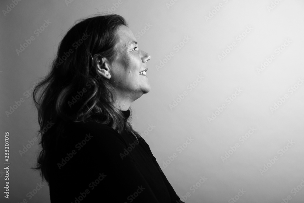 Portrait of a caucasian woman Portrait of a caucasian woman