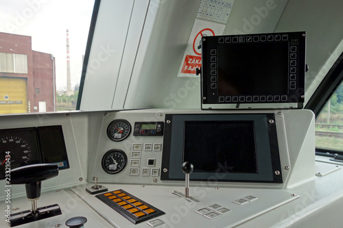 Interior cockpit locomotive