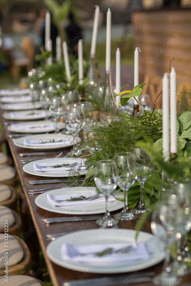 Fototapeta premium Table Setting