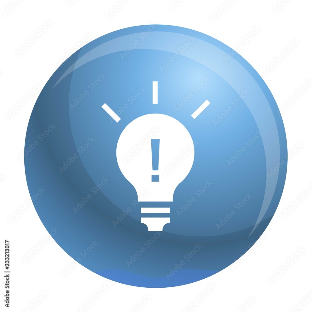 New idea bulb icon. Simple illustration of new idea bulb vector icon for web design isolated on white background New idea bulb icon. Simple illustration of new idea bulb vector icon for web design isolated on white background
