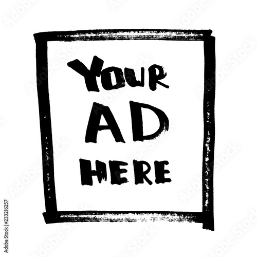 Your Ad Here Stock イラスト Adobe Stock