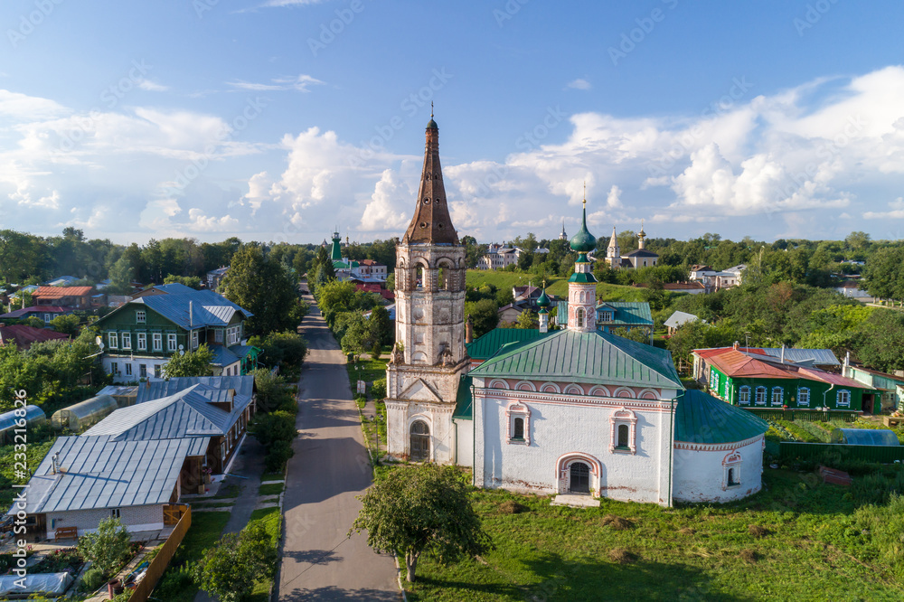 Nikolskaya Church with a bell tower in Suzdal, Russia