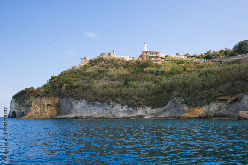 Isola di Ponza in Lazio, Italia