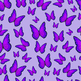 Vector butterfly pattern. Abstract seamless pattern.