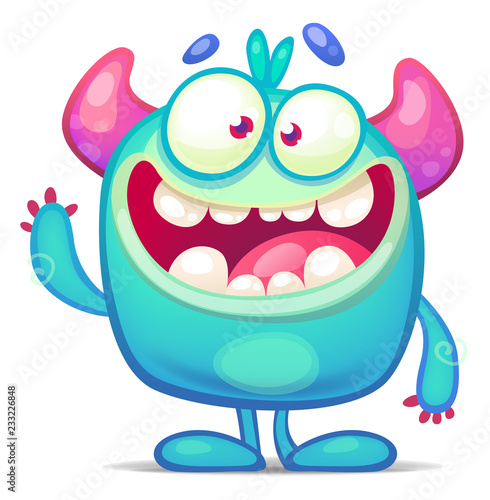Cute Monster Waving