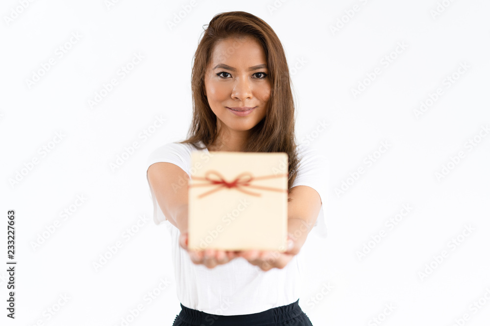 Giving a best sale girl a gift