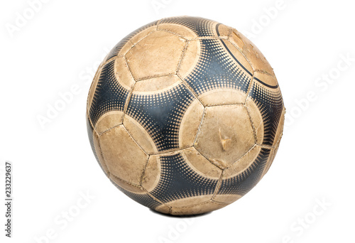Old soccer ball