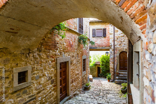 Medieval Village in Tuscany, Italy photo