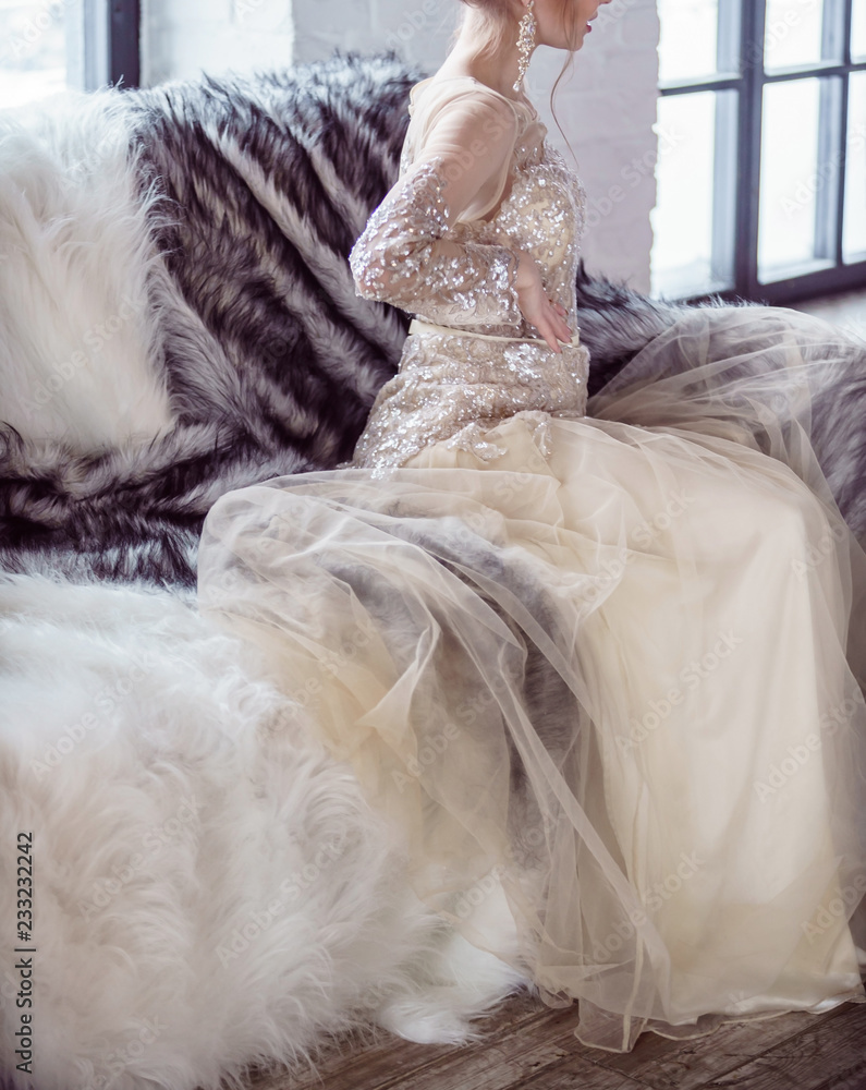 beautiful bridal near window beautiful bridal near window