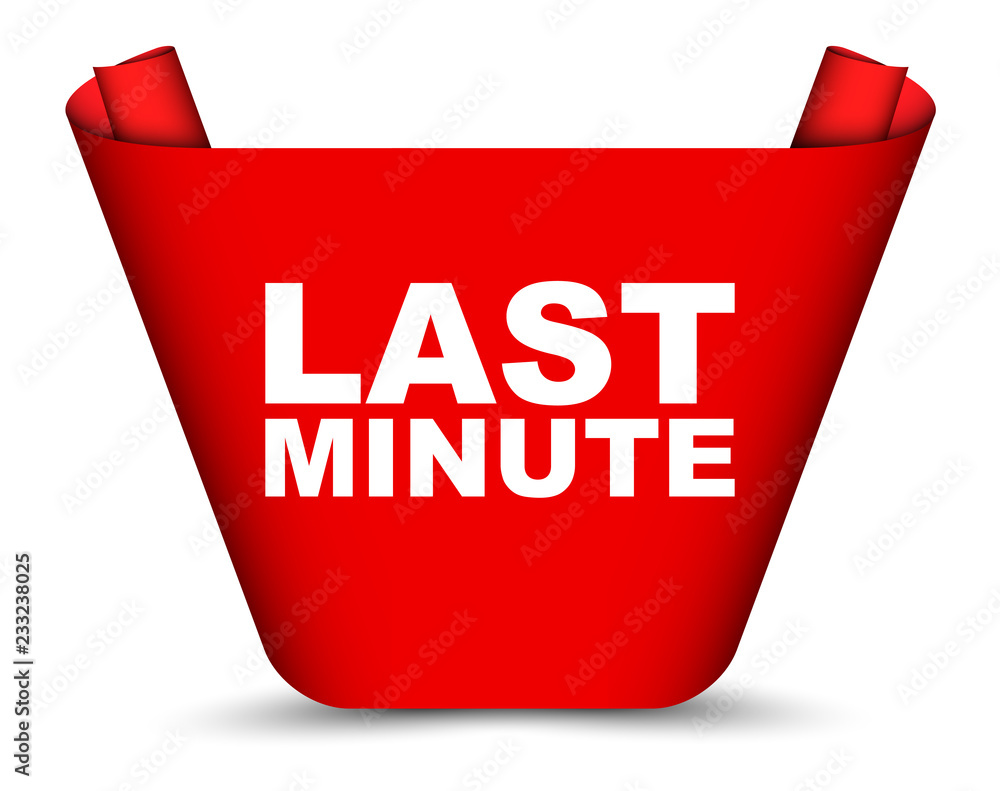 red vector banner last minute red vector banner last minute