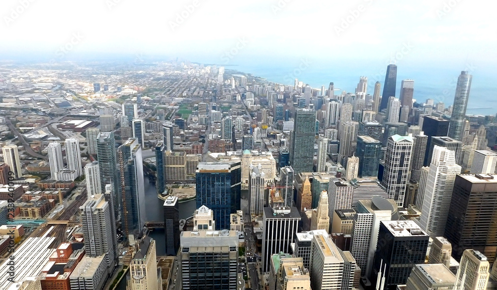 View Of Chicago Skyline