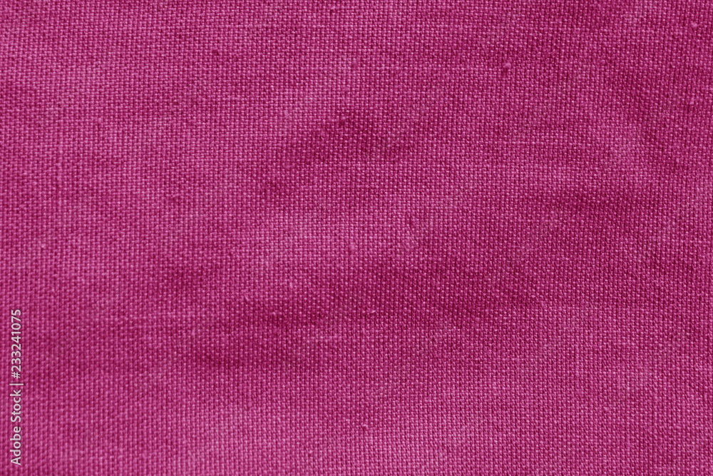 Fototapeta premium Cotton cloth texture in pink color.