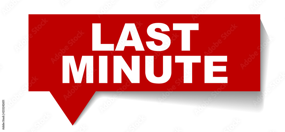 red vector banner last minute red vector banner last minute