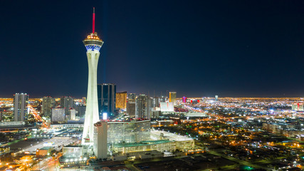 Keuken achterwand Las Vegas Luchtfoto centrum skyline Las Vegas  © Christopher Boswell