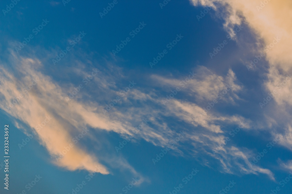 Obraz premium blue sky with clouds