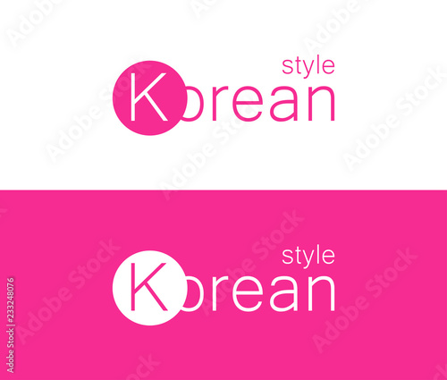 Pink Logo for Fashion Cloth...