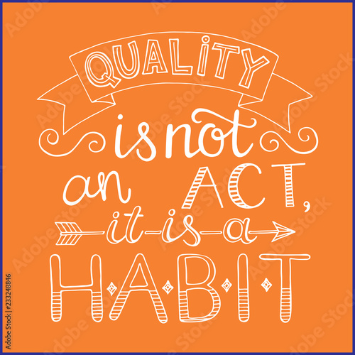 Calligraphy Inspirational quote. Motivation for life and happiness