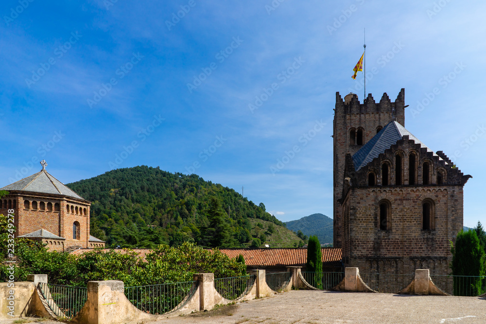 Fototapeta premium Monastery of Santa Maria in Ripoll, Catalonia, Spain.