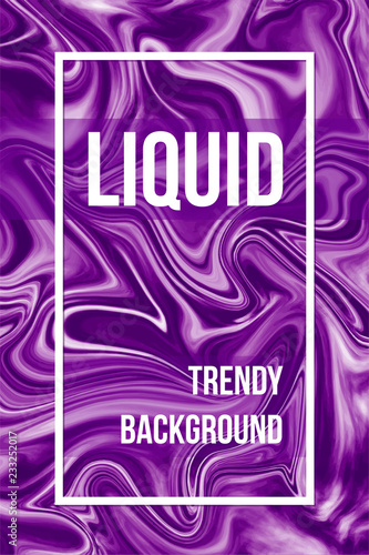 Vector ultra violet liquid abstract background. Bright color of 2018.