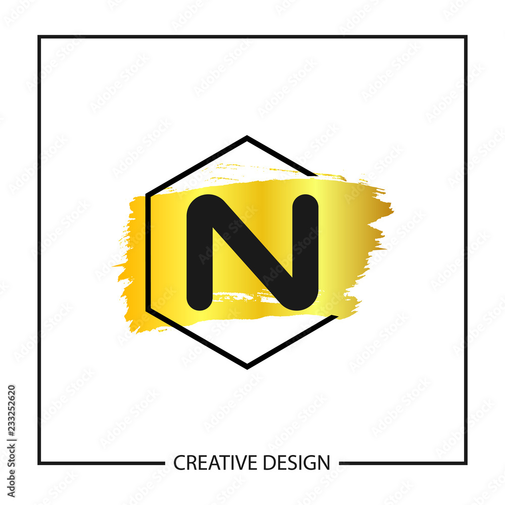 Initial Letter N Logo Template Vector Design Initial Letter N Logo Template Vector Design