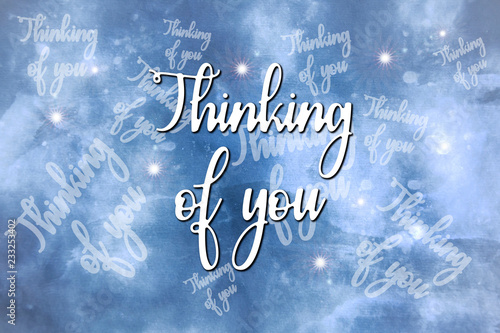 thinking of you - card