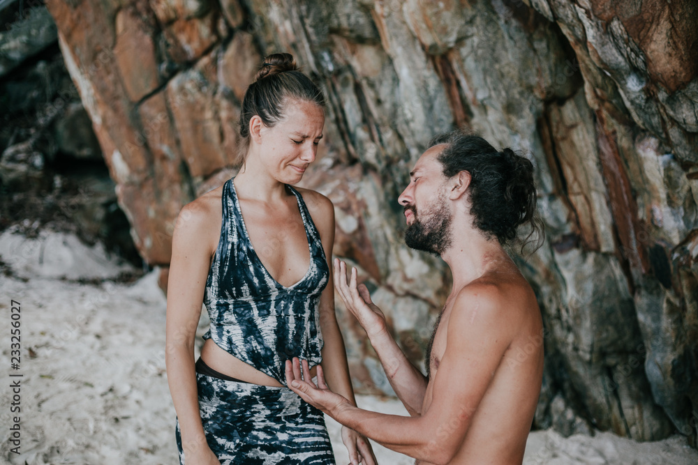 Romantic proposal at the beach Romantic proposal at the beach