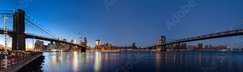 Fototapeta Naklejka Na Ścianę i Meble -  Brooklyn Bridge Panorama