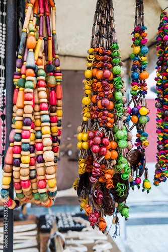 Typical Cuban souvenir - seed jewelry