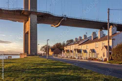 houses under humber bridge in hassle photo