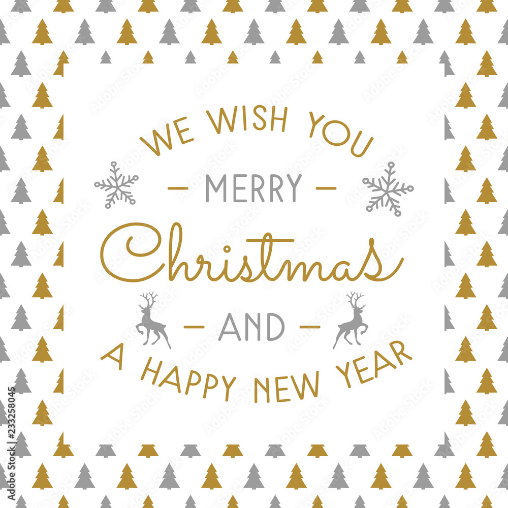 Decorative Christmas card with seasonal ornaments. Vector. Decorative Christmas card with seasonal ornaments. Vector.