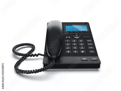 3D rendering desktop phone